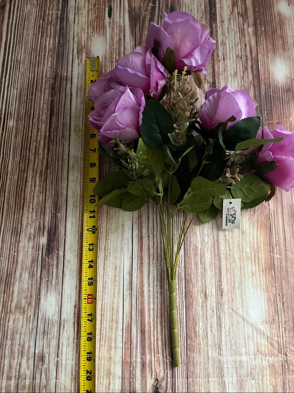 Artificial Lavender Faux Rose Bundle